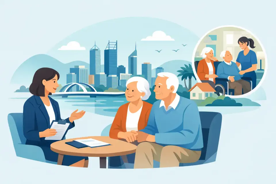 Perth aged care consultant supporting a family through aged care decisions